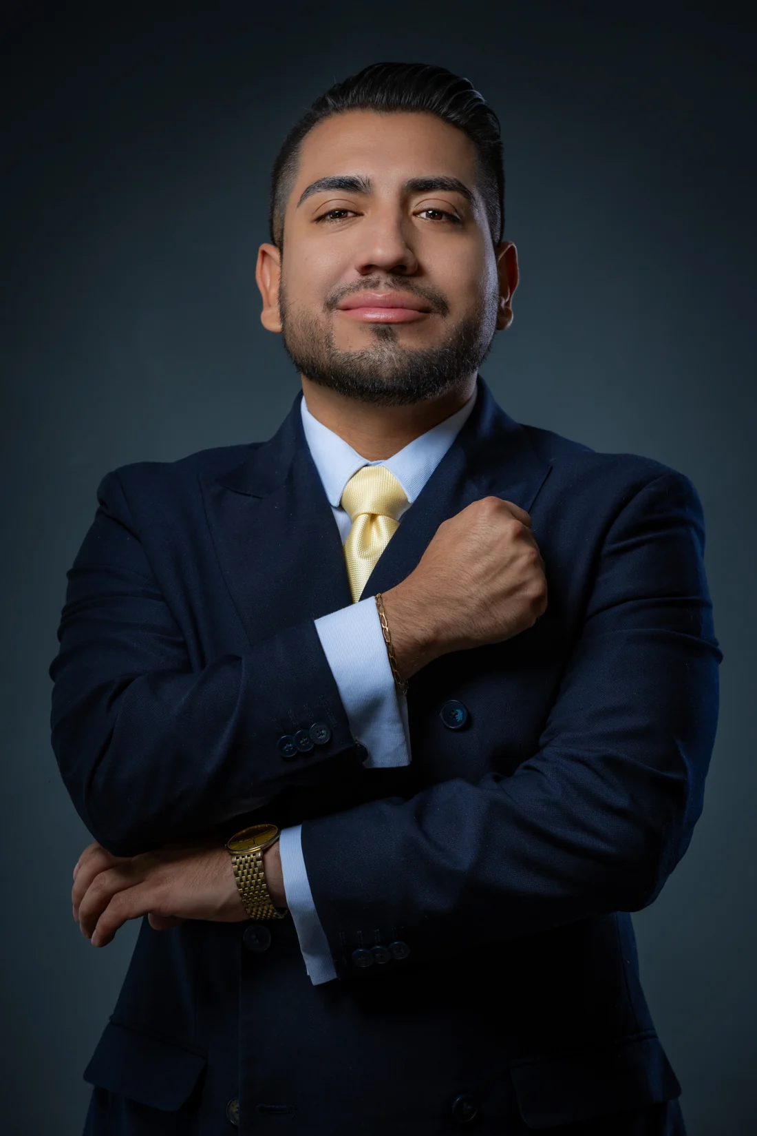Uriel Delgado, presidente de Mekanexia, en una fotografía profesional original